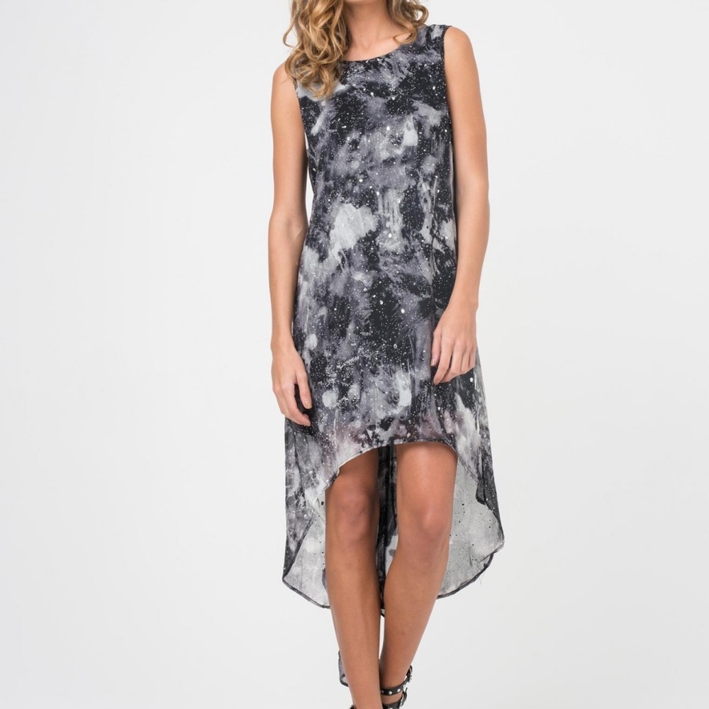 Religion grace printed midi dress